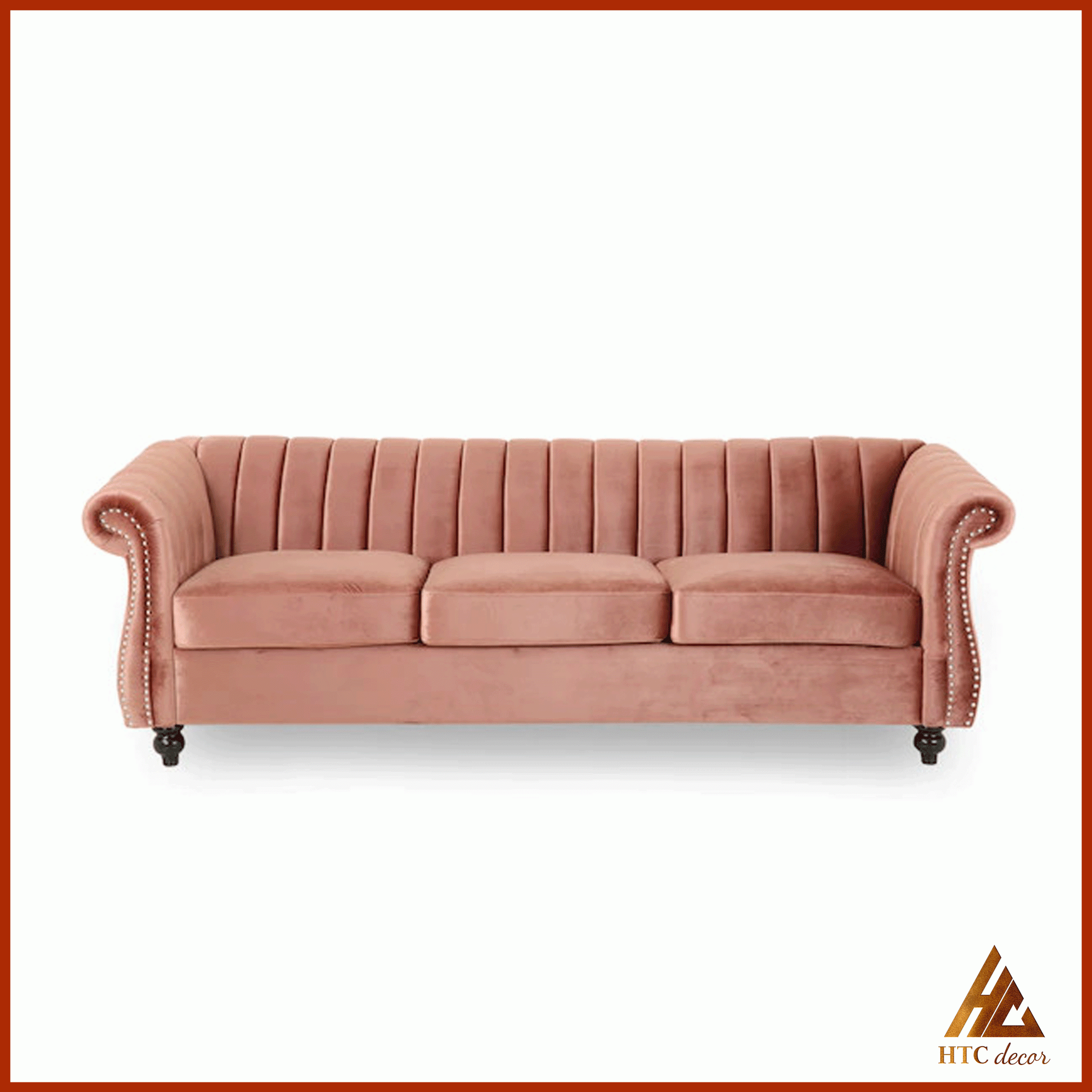 Ghế Sofa Băng Rose Vải Nhung